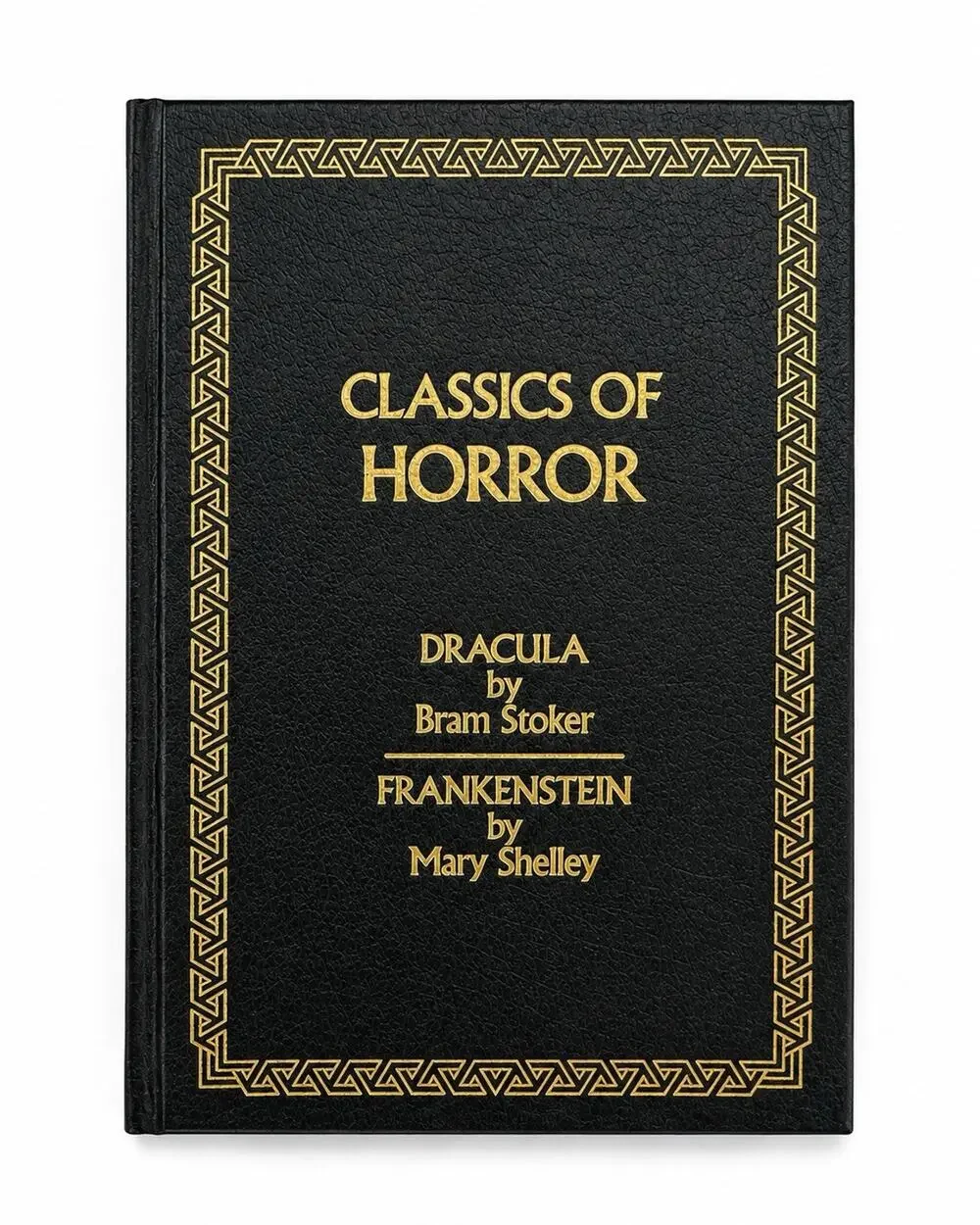 Classics of Horror Dracula Frankenstein Leather 1991 HC Longmeadow Press